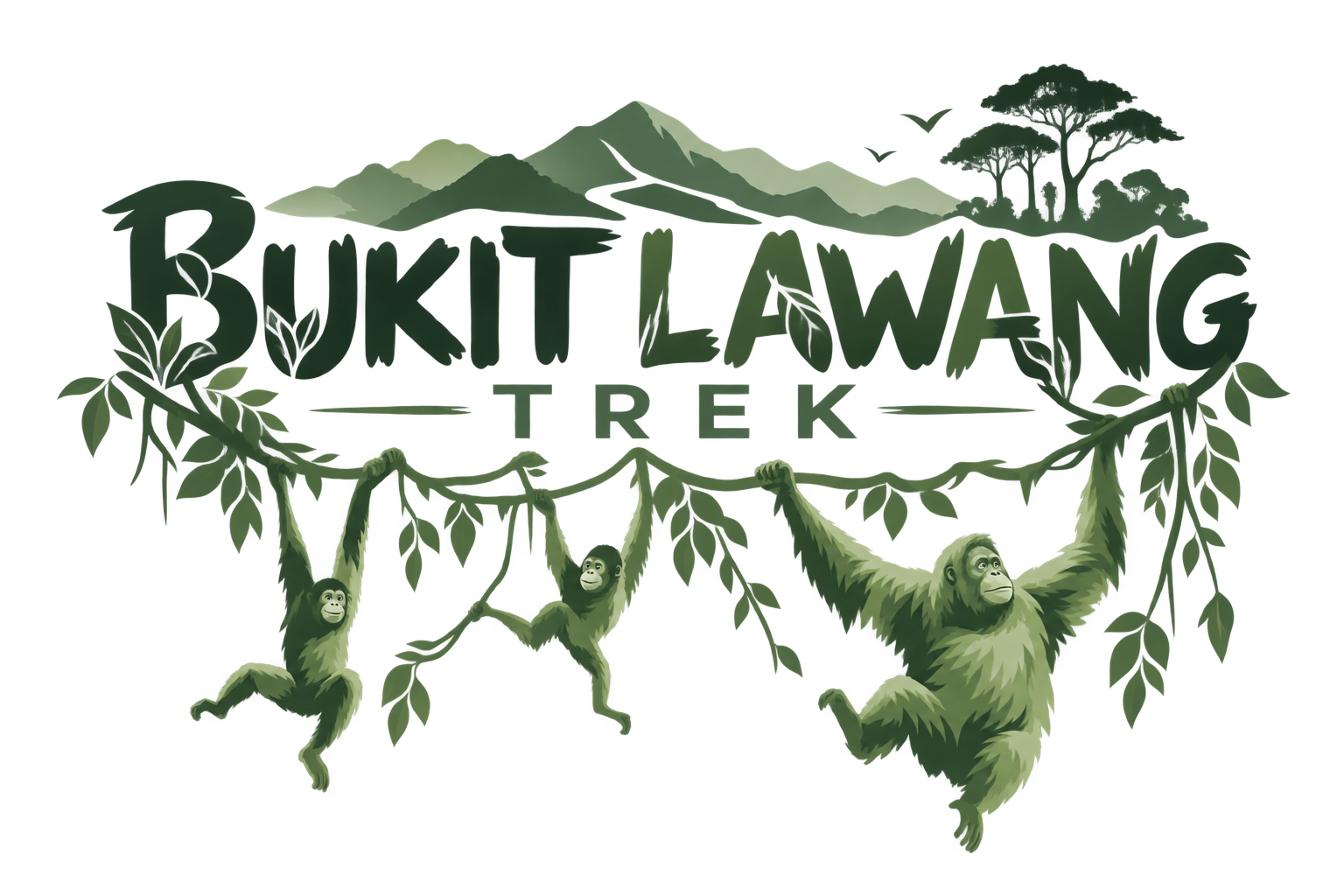 Logo Bukit Lawang Trek bukit lawang jungle treks
